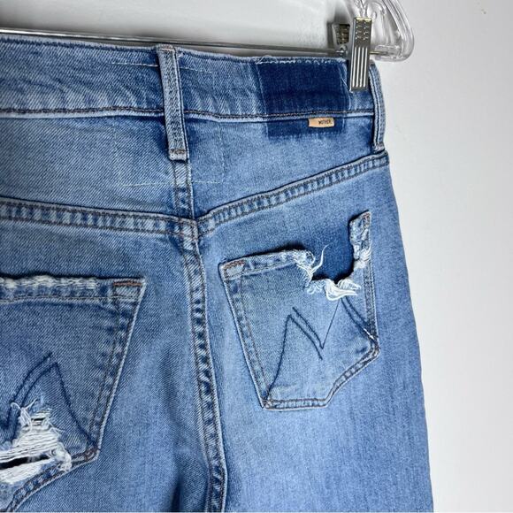 Mother Superior Jeans Hiker Hover High Waisted Straight Sz 25 - Picture 6 of 11